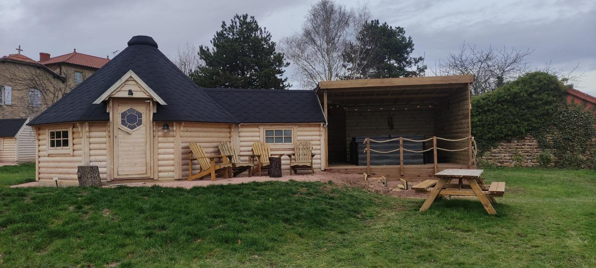 Les Cabanes Du Grand Nord Pradines  Eksteriør bilde